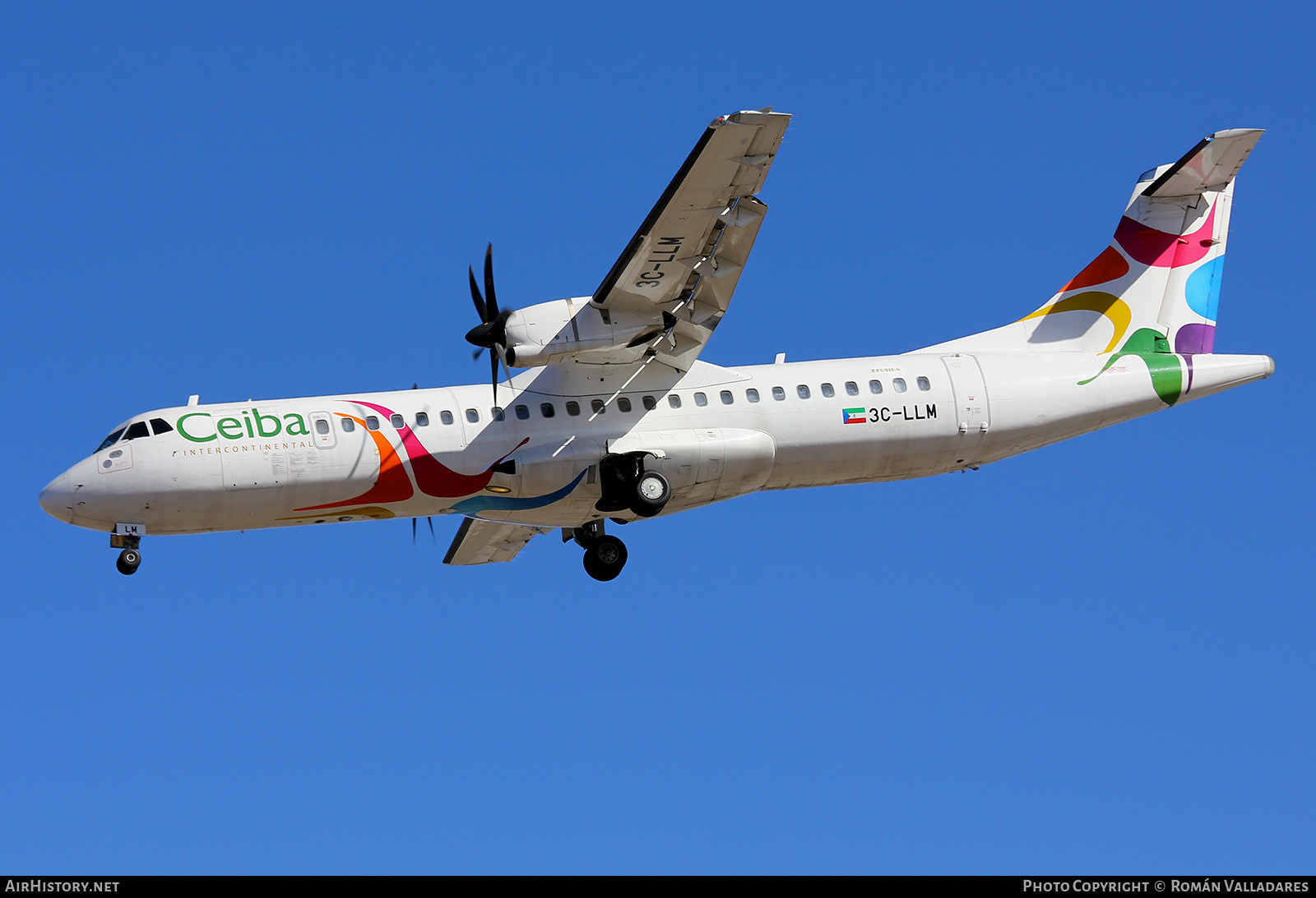 Aircraft Photo of 3C-LLM | ATR ATR-72-500/F (ATR-72-212A) | Ceiba Intercontinental | AirHistory.net #597965