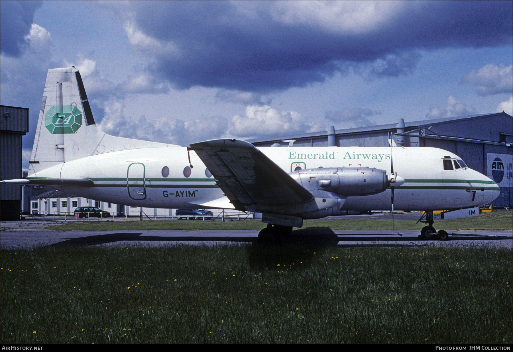 Aircraft Photo of G-AYIM | Hawker Siddeley HS-748 Srs2A/270 | Emerald Airways | AirHistory.net #597989
