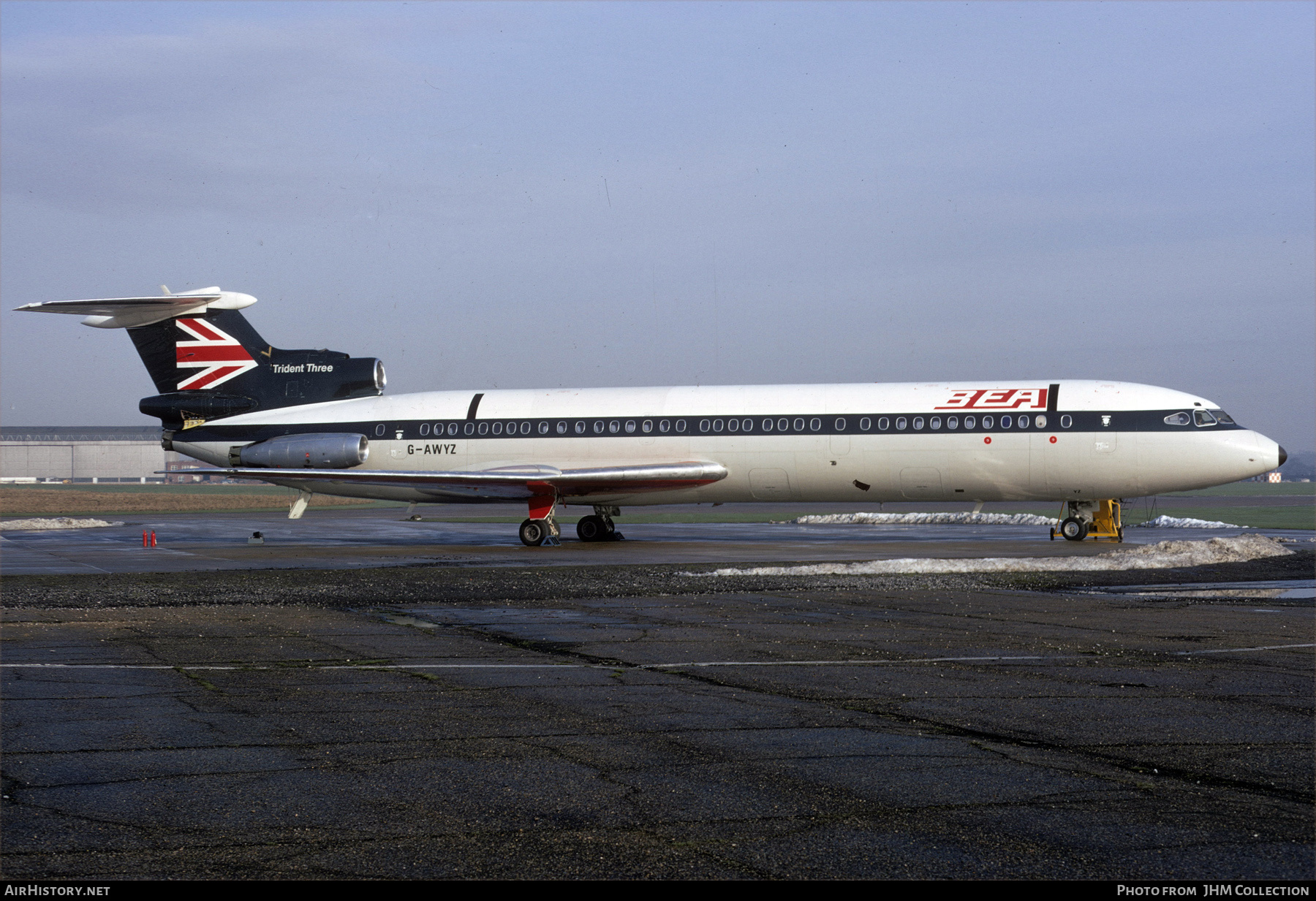 Aircraft Photo of G-AWYZ | Hawker Siddeley HS-121 Trident 3B | BEA - British European Airways | AirHistory.net #597999