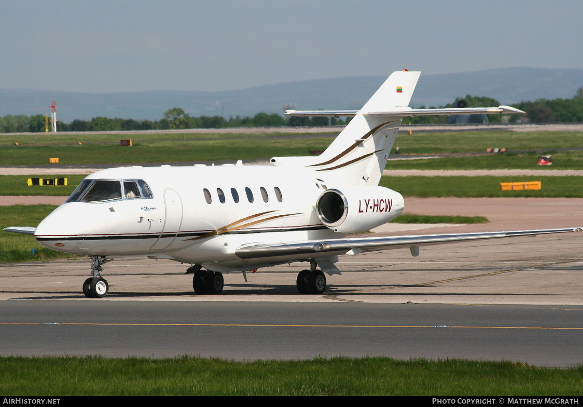 Aircraft Photo of LY-HCW | Raytheon Hawker 800XP | AirHistory.net #598003
