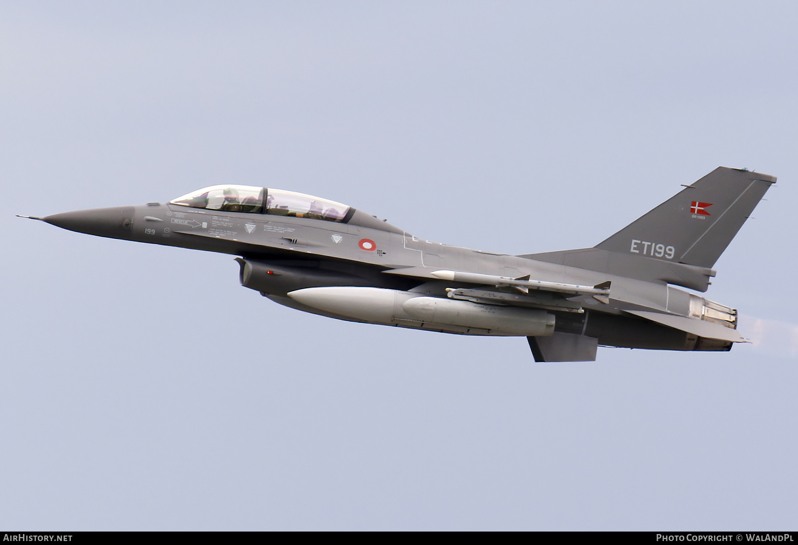 Aircraft Photo of ET-199 | General Dynamics F-16BM Fighting Falcon | Denmark - Air Force | AirHistory.net #598013