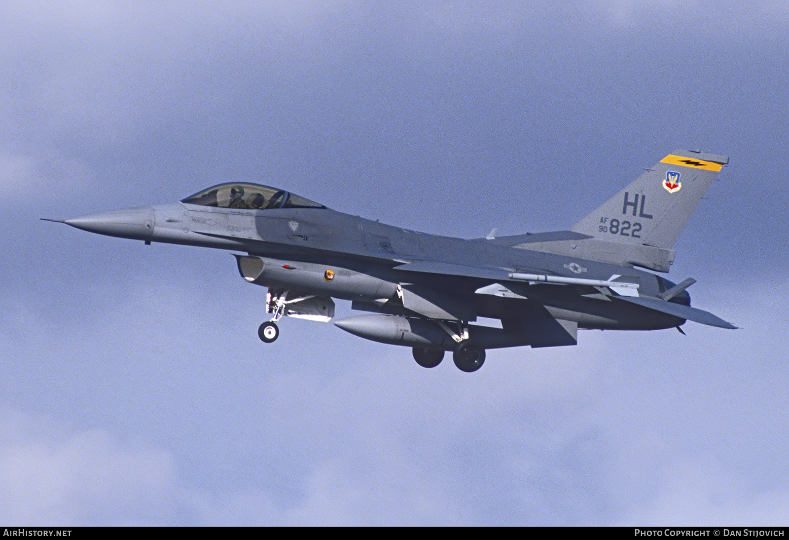 Aircraft Photo of 90-0822 / AF90-822 | General Dynamics F-16CJ Fighting Falcon | USA - Air Force | AirHistory.net #598023