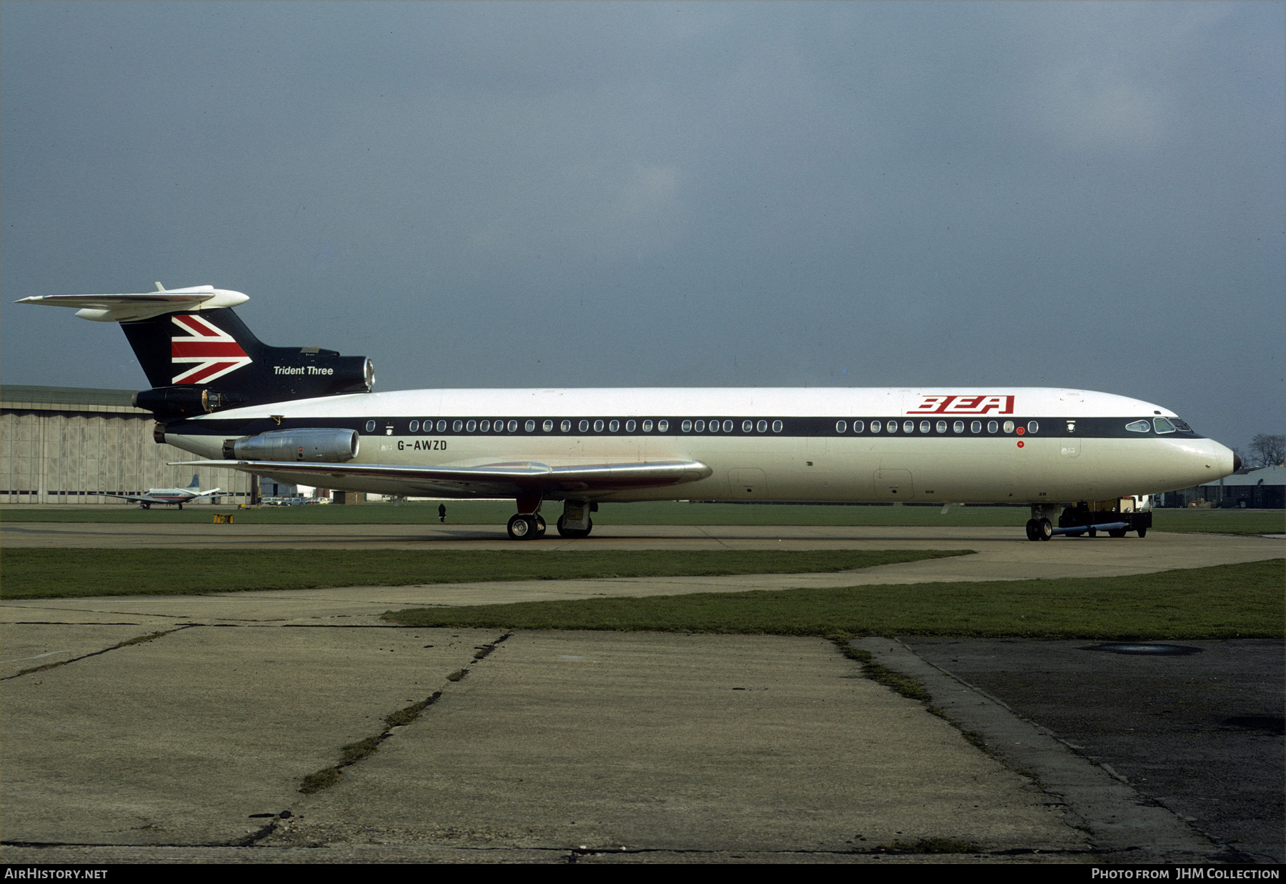 Aircraft Photo of G-AWZD | Hawker Siddeley HS-121 Trident 3B | BEA - British European Airways | AirHistory.net #598033