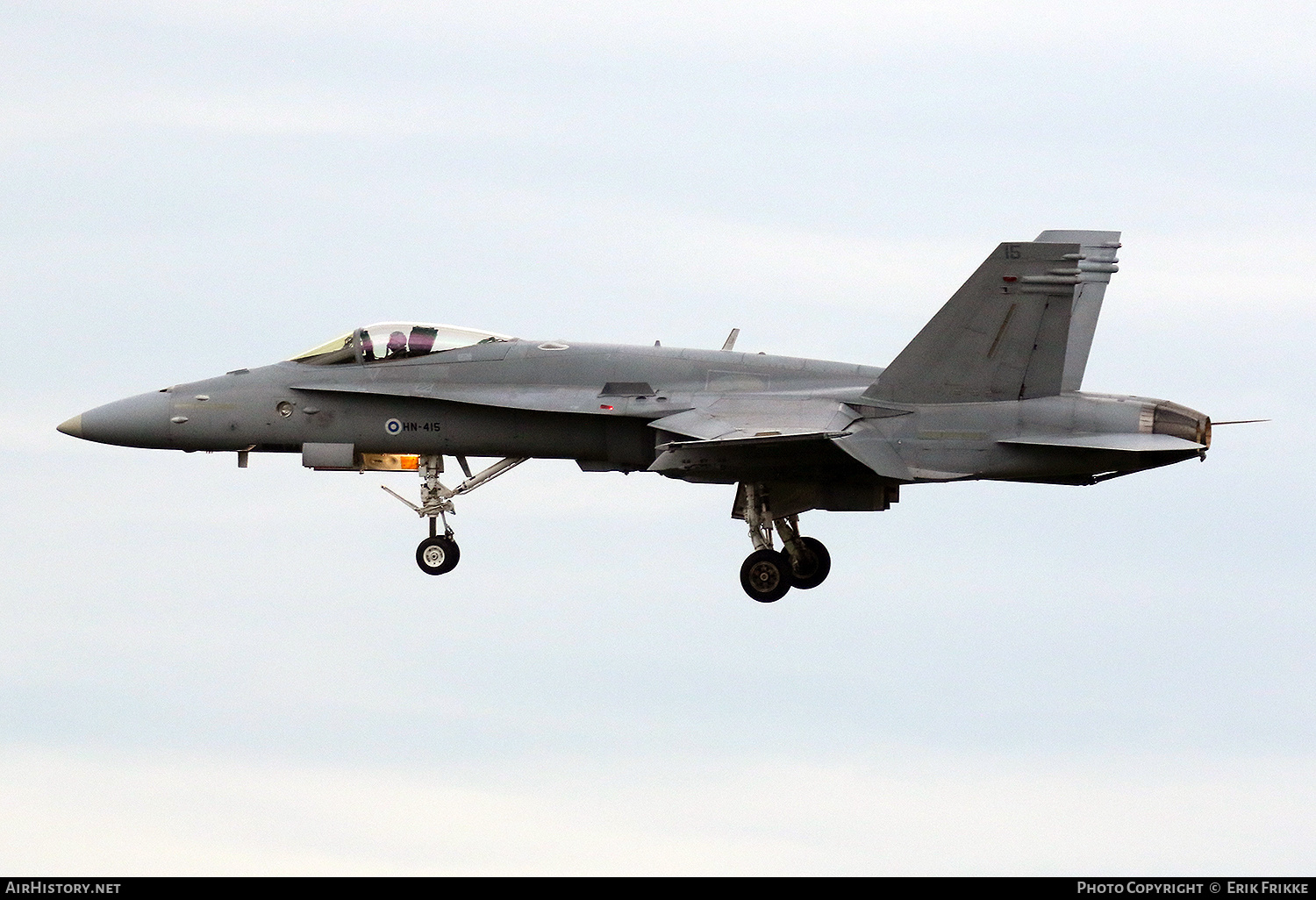 Aircraft Photo of HN-415 | McDonnell Douglas F/A-18C Hornet | Finland - Air Force | AirHistory.net #598035
