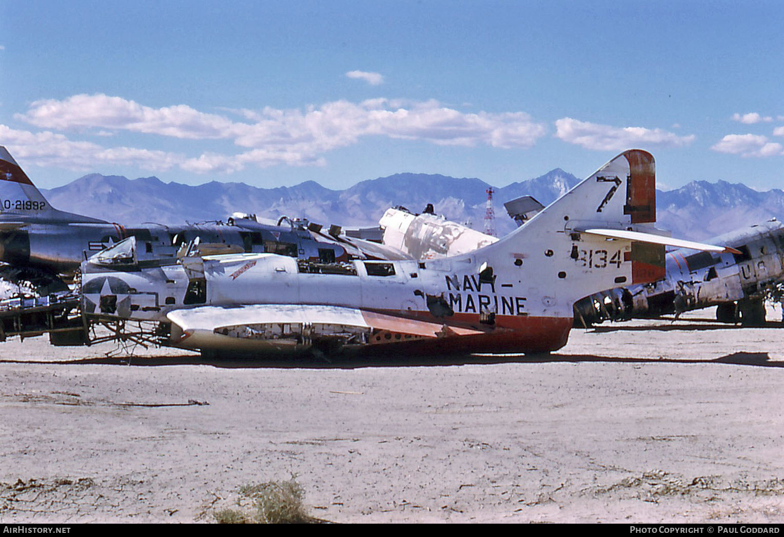 Aircraft Photo of 128134 / 8134 | Grumman F9F-6 Cougar | USA - Navy | AirHistory.net #598105