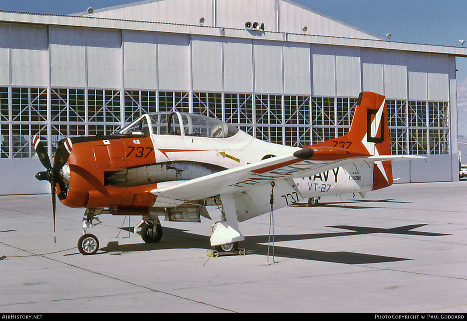 Aircraft Photo of 138280 | North American T-28B Trojan | USA - Navy | AirHistory.net #598118