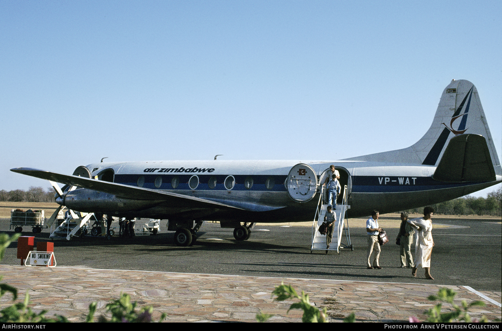 Aircraft Photo of VP-WAT | Vickers 782D Viscount | Air Zimbabwe | AirHistory.net #598156