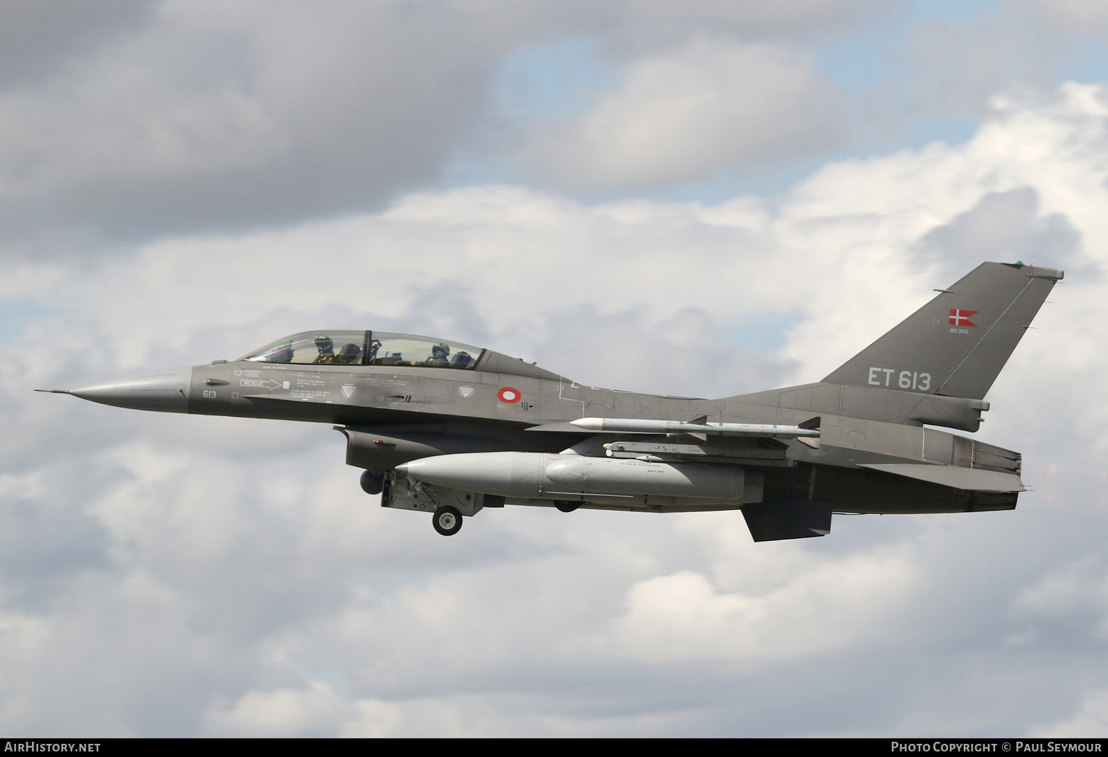 Aircraft Photo of ET-613 | General Dynamics F-16BM Fighting Falcon | Denmark - Air Force | AirHistory.net #598162