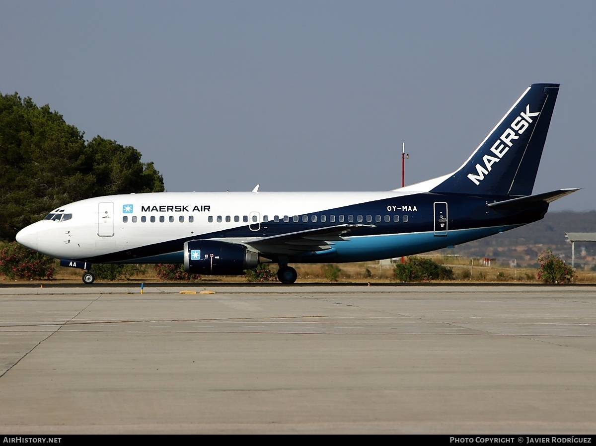 Aircraft Photo of OY-MAA | Boeing 737-5L9 | Maersk Air | AirHistory.net #598194