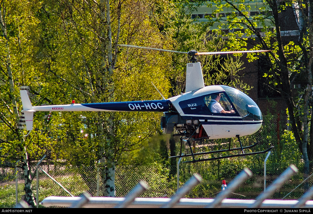 Aircraft Photo of OH-HOC | Robinson R-22 Beta | AirHistory.net #598217