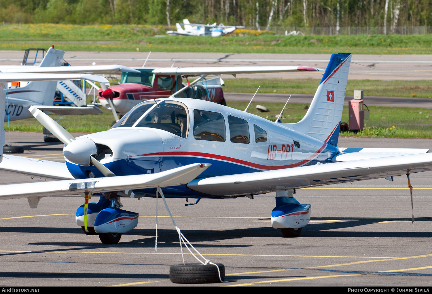 Aircraft Photo of HB-PPT | Piper PA-28-181 Archer II | Fliegerschule Birrfeld | AirHistory.net #598236