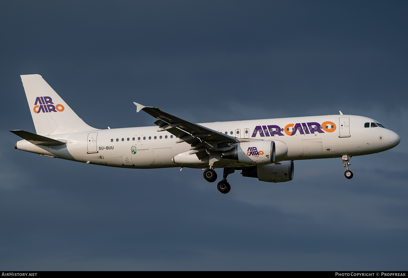 Aircraft Photo of SU-BUU | Airbus A320-214 | Air Cairo | AirHistory.net #598282