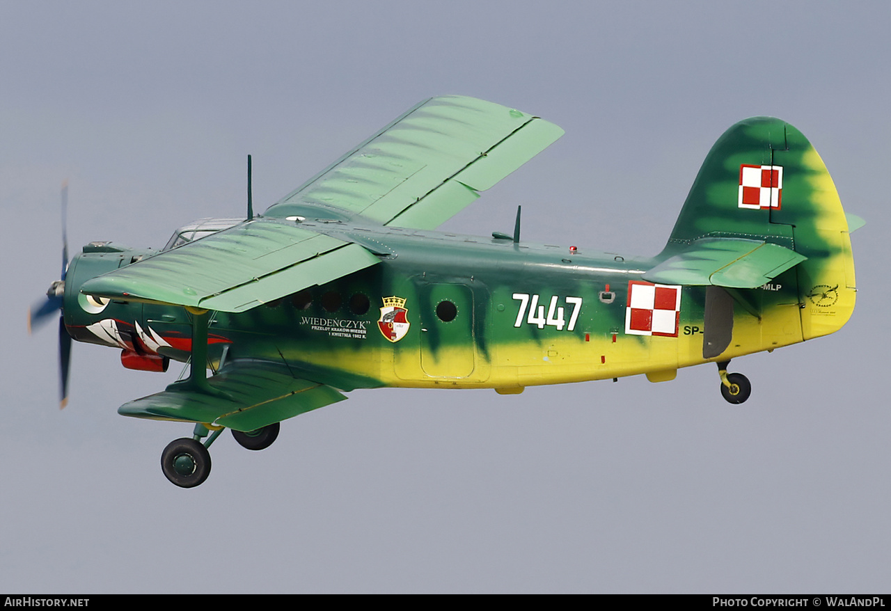 Aircraft Photo of SP-MLP / 7447 | Antonov An-2T | Poland - Air Force | AirHistory.net #598296