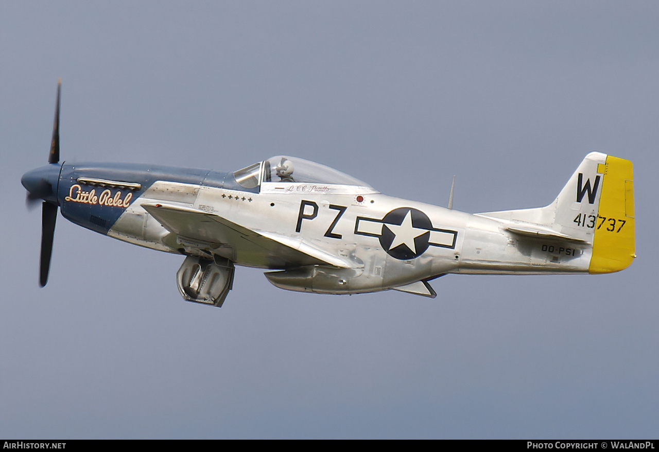 Aircraft Photo of OO-PSI / 413737 | North American P-51D Mustang | USA - Air Force | AirHistory.net #598306