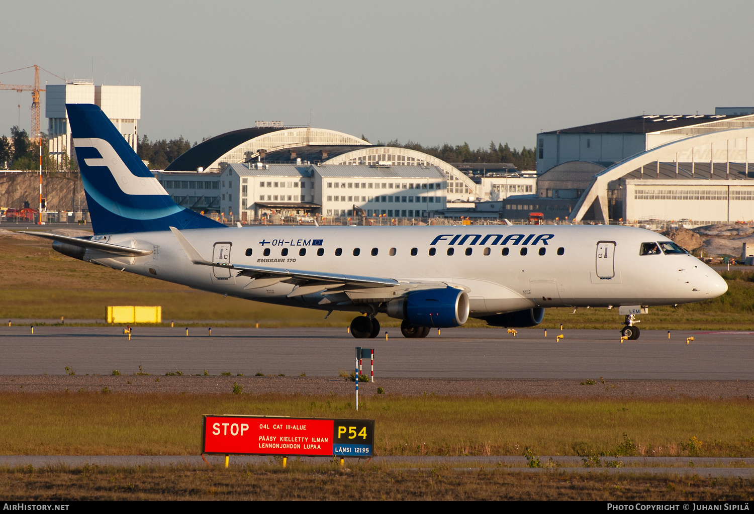 Aircraft Photo of OH-LEM | Embraer 170STD (ERJ-170-100STD) | Finnair | AirHistory.net #598318