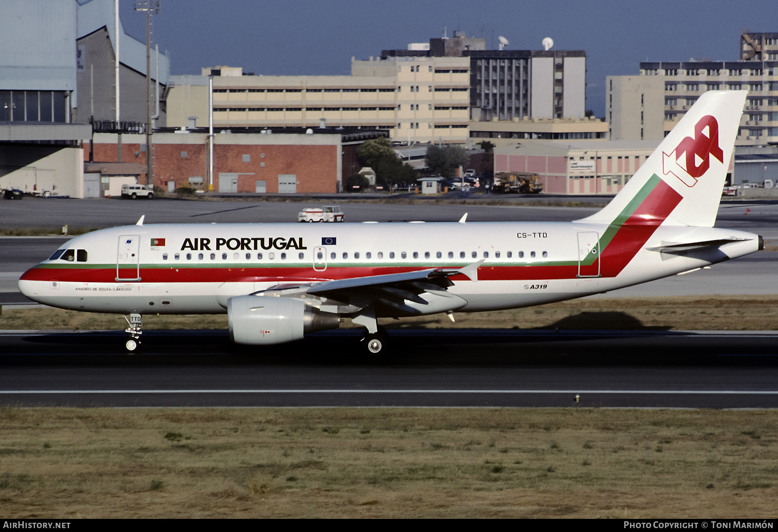 Aircraft Photo of CS-TTD | Airbus A319-111 | TAP Air Portugal | AirHistory.net #598321