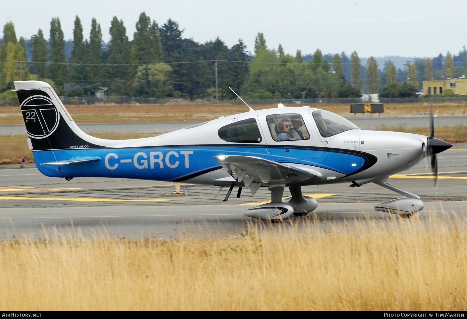 Aircraft Photo of C-GRCT | Cirrus SR-22T G5-GTS | AirHistory.net #598360