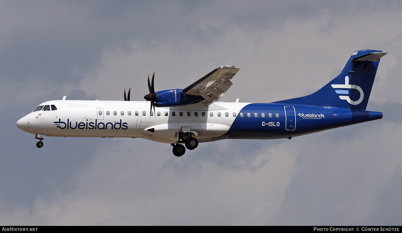 Aircraft Photo of G-ISLO | ATR ATR-72-500 (ATR-72-212A) | Blue Islands | AirHistory.net #598365