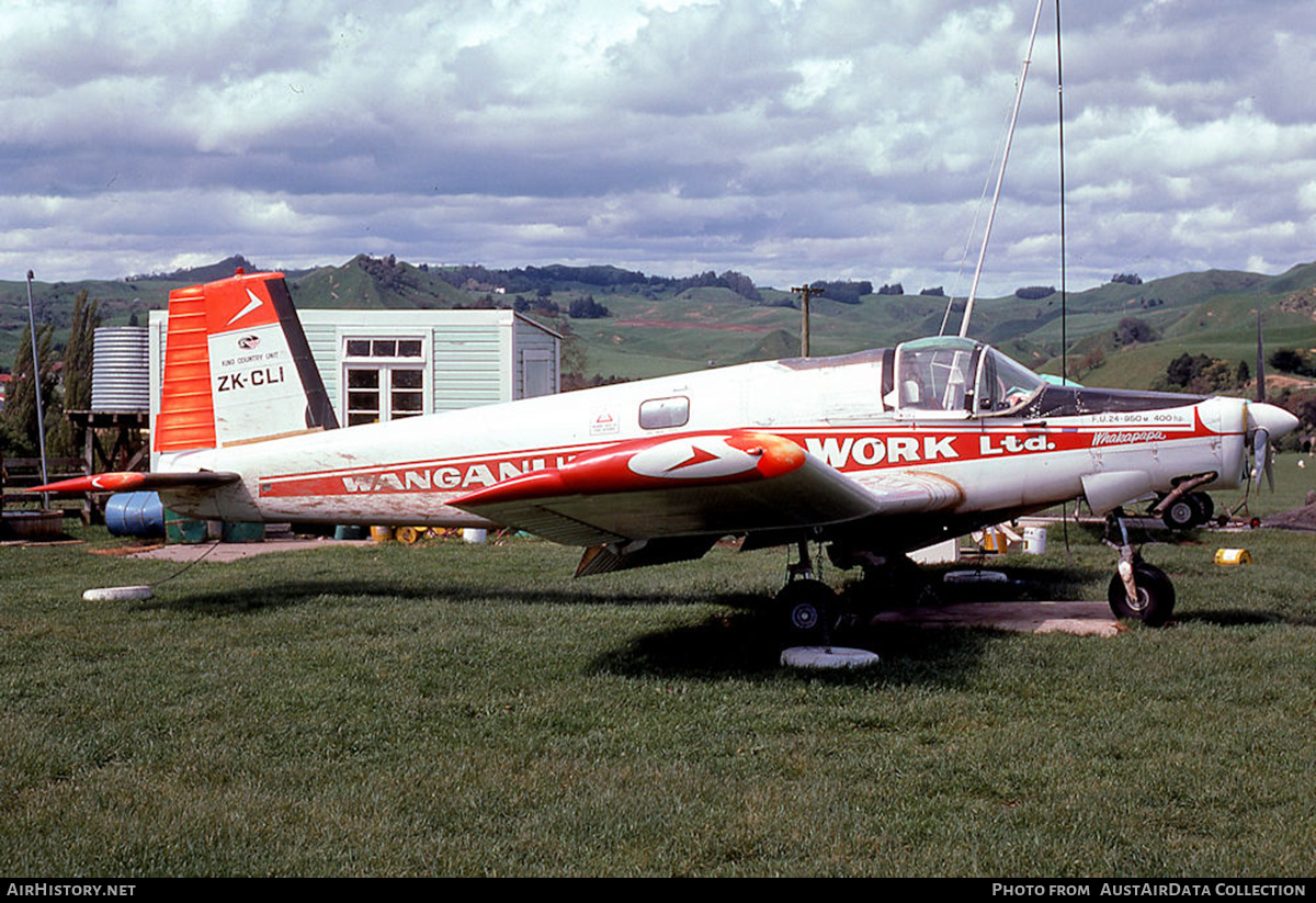 Aircraft Photo of ZK-CLI | Fletcher FU-24-950M | Wanganui Aero Work Ltd. | AirHistory.net #598376