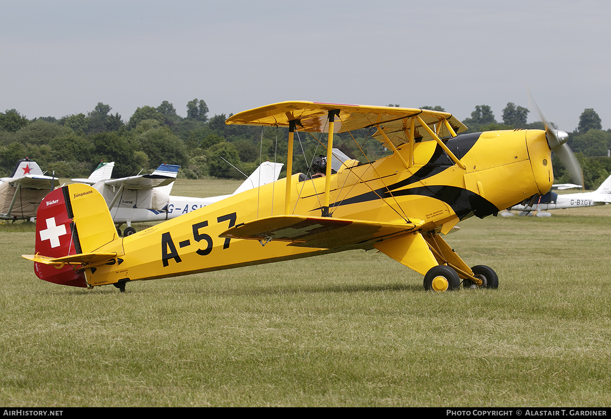 Aircraft Photo of G-BECT | CASA 1.131E Jungmann | Switzerland - Air Force | AirHistory.net #598388