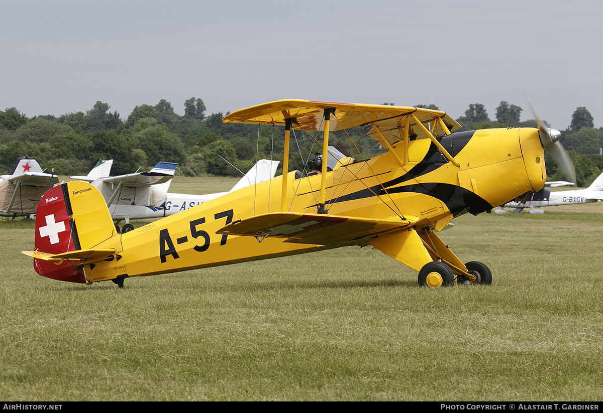 Aircraft Photo of G-BECT | CASA 1.131E Jungmann | Switzerland - Air Force | AirHistory.net #598388
