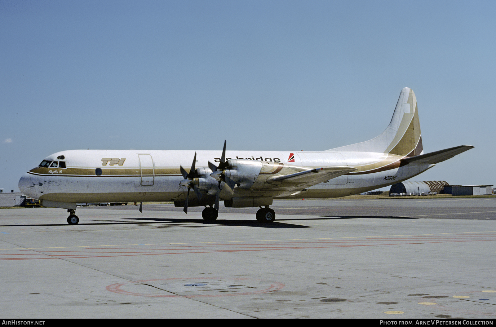 Aircraft Photo of N360Q | Lockheed L-188C(F) Electra | Air Bridge | AirHistory.net #598407