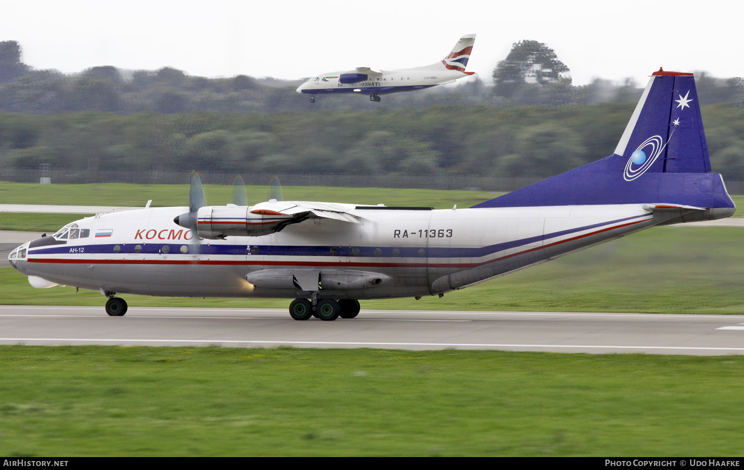 Aircraft Photo of RA-11363 | Antonov An-12BK | Kosmos Airlines | AirHistory.net #598415