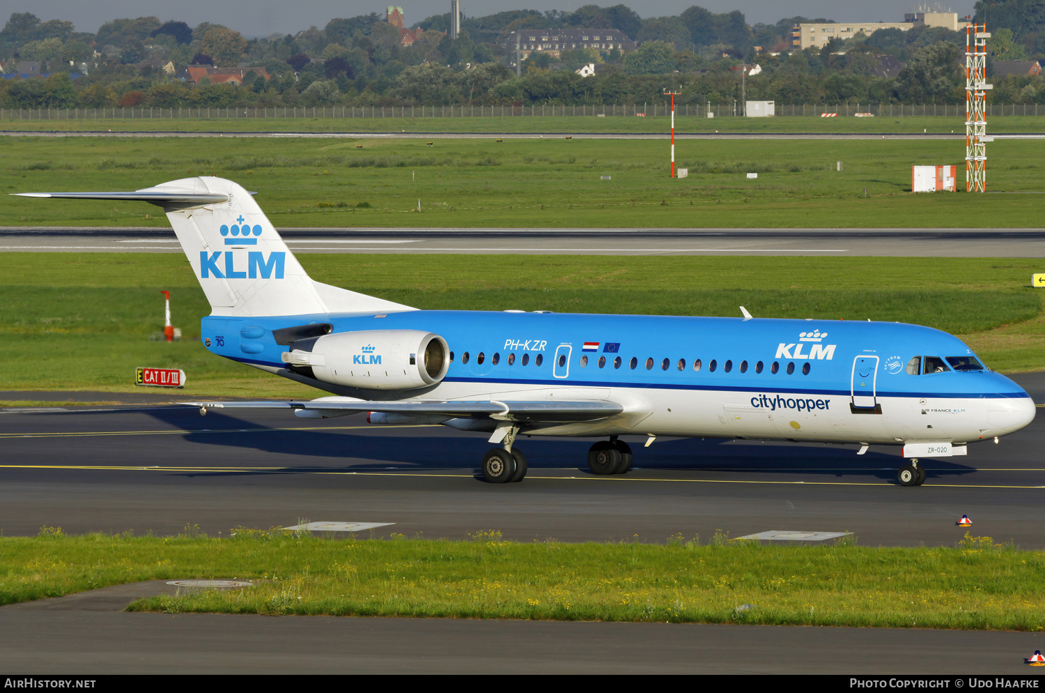 Aircraft Photo of PH-KZR | Fokker 70 (F28-0070) | KLM Cityhopper | AirHistory.net #598416
