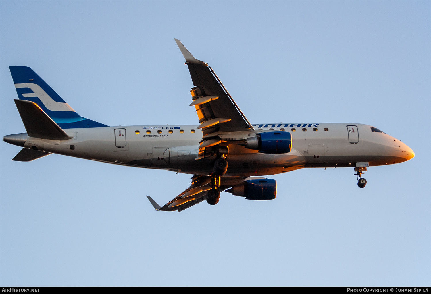 Aircraft Photo of OH-LEG | Embraer 170LR (ERJ-170-100LR) | Finnair | AirHistory.net #598422