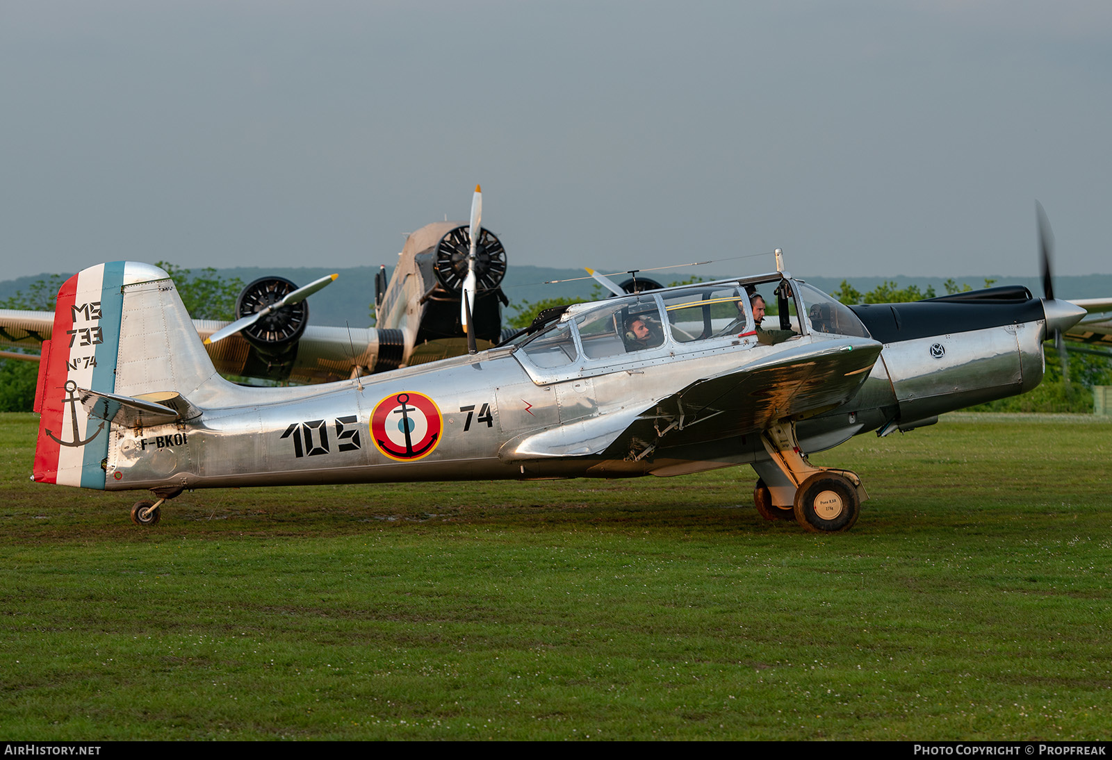 Aircraft Photo of F-BKOI / 74 | Morane-Saulnier MS-733 Alcyon | France - Navy | AirHistory.net #598423