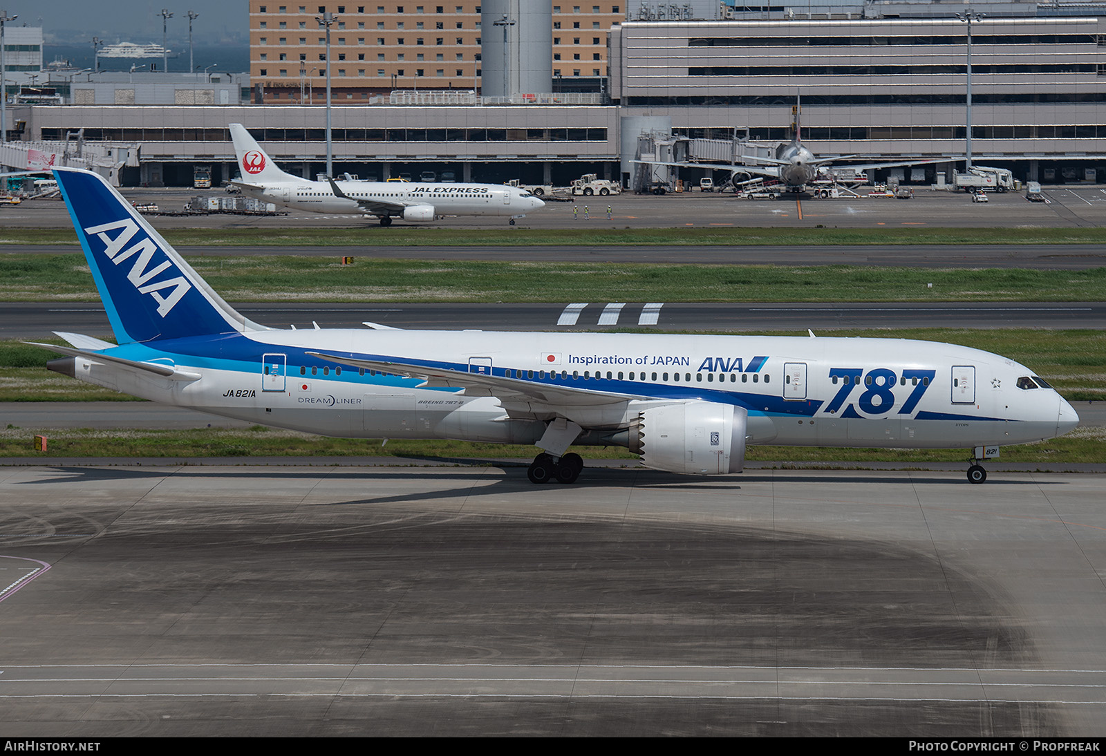 Aircraft Photo of JA821A | Boeing 787-8 Dreamliner | All Nippon Airways - ANA | AirHistory.net #598433