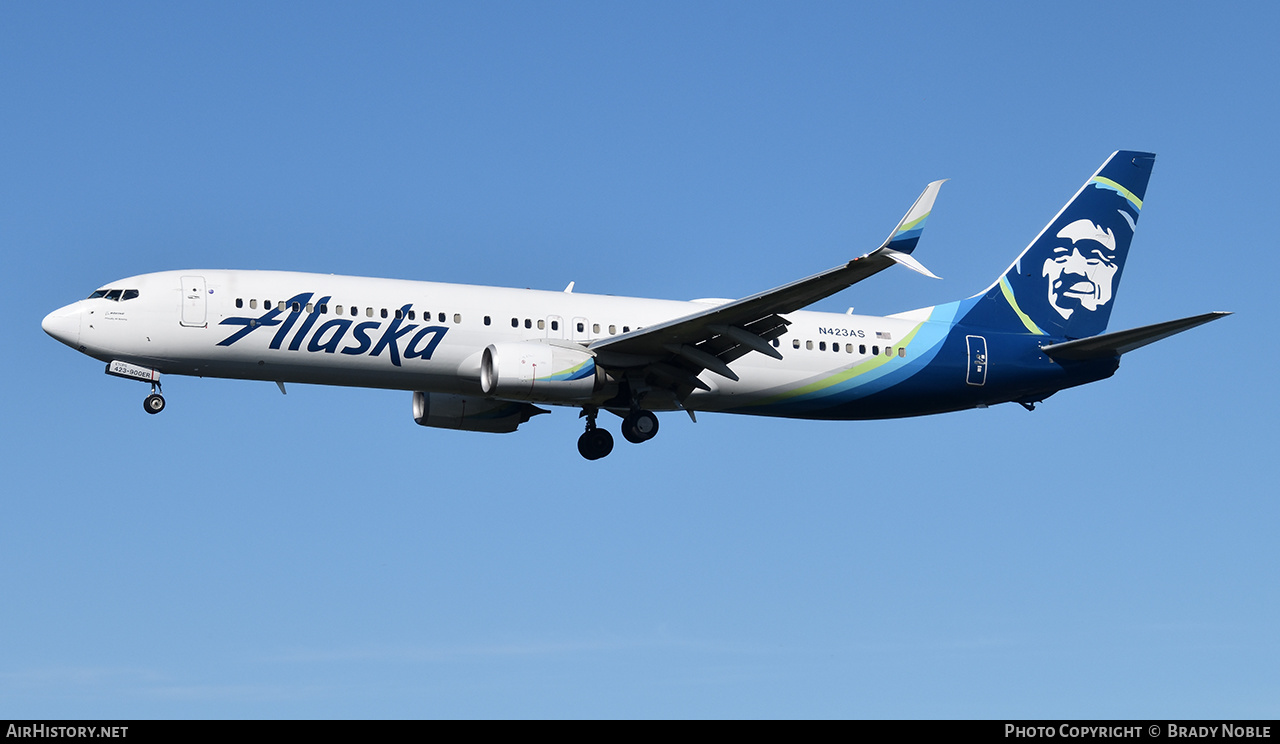 Aircraft Photo of N423AS | Boeing 737-990/ER | Alaska Airlines | AirHistory.net #598462