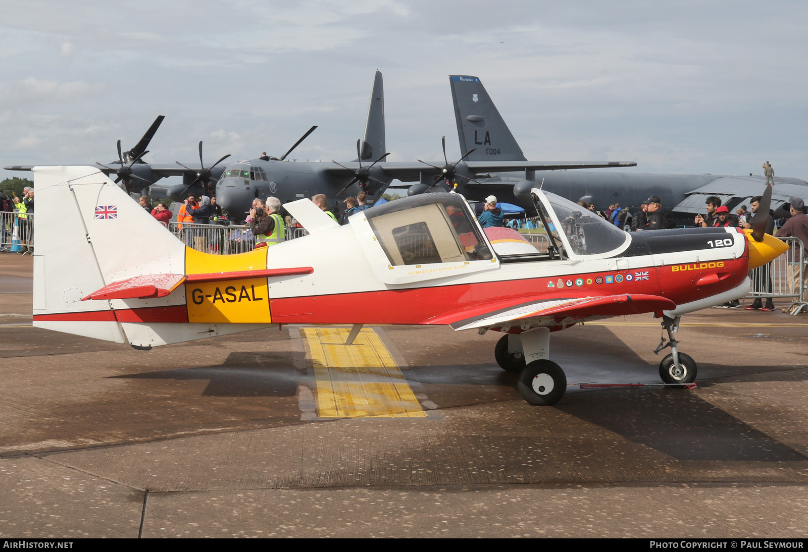 Aircraft Photo of G-ASAL | Scottish Aviation Bulldog 120/124 | AirHistory.net #598482