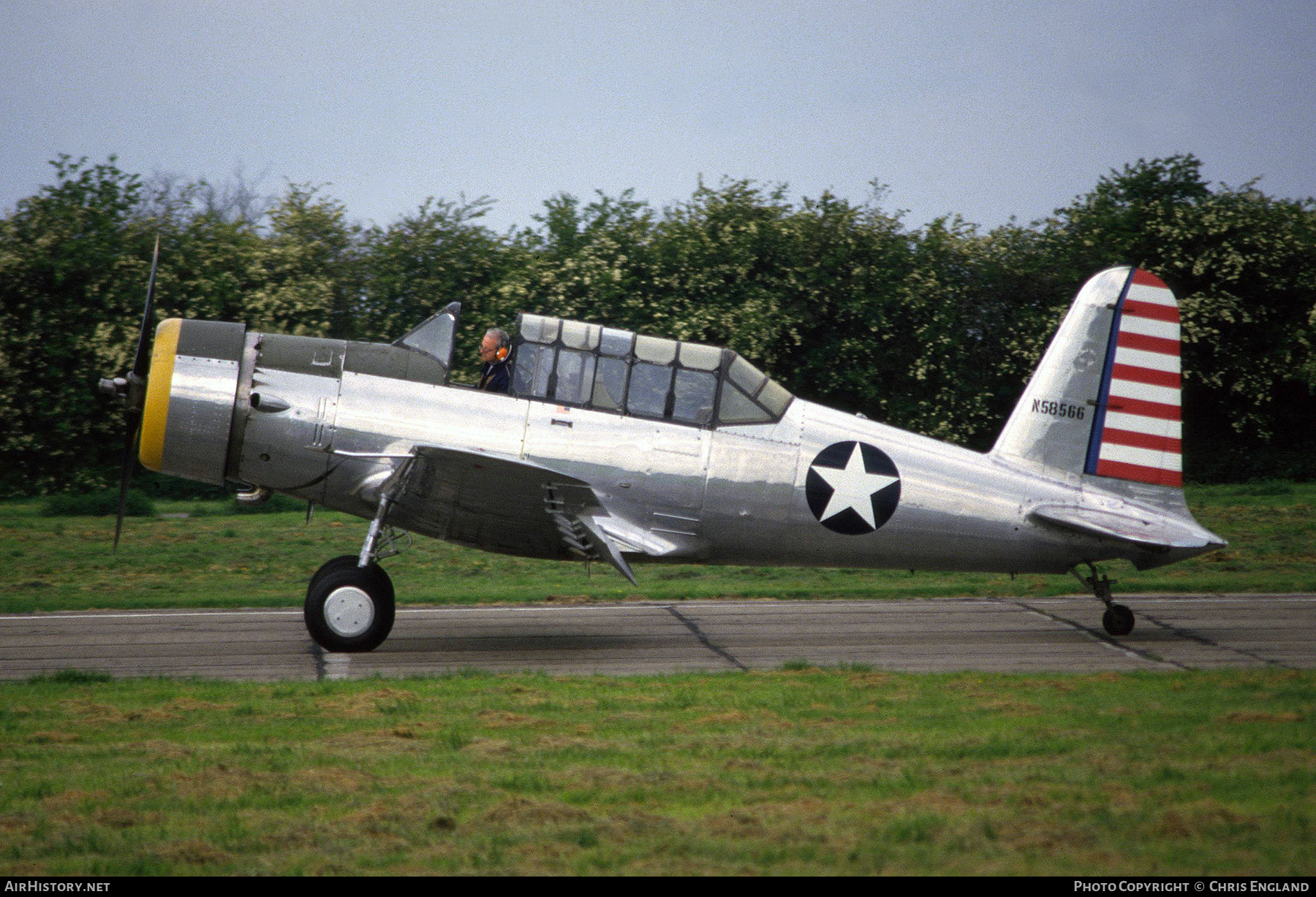 Aircraft Photo of N58566 | Vultee BT-15 Valiant | USA - Air Force | AirHistory.net #598497