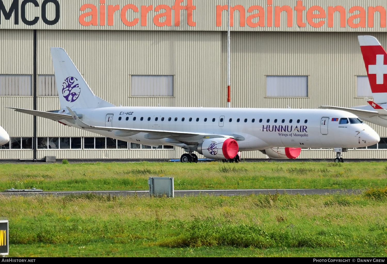 Aircraft Photo of EI-HDZ | Embraer 190LR (ERJ-190-100LR) | Hunnu Air | AirHistory.net #598504