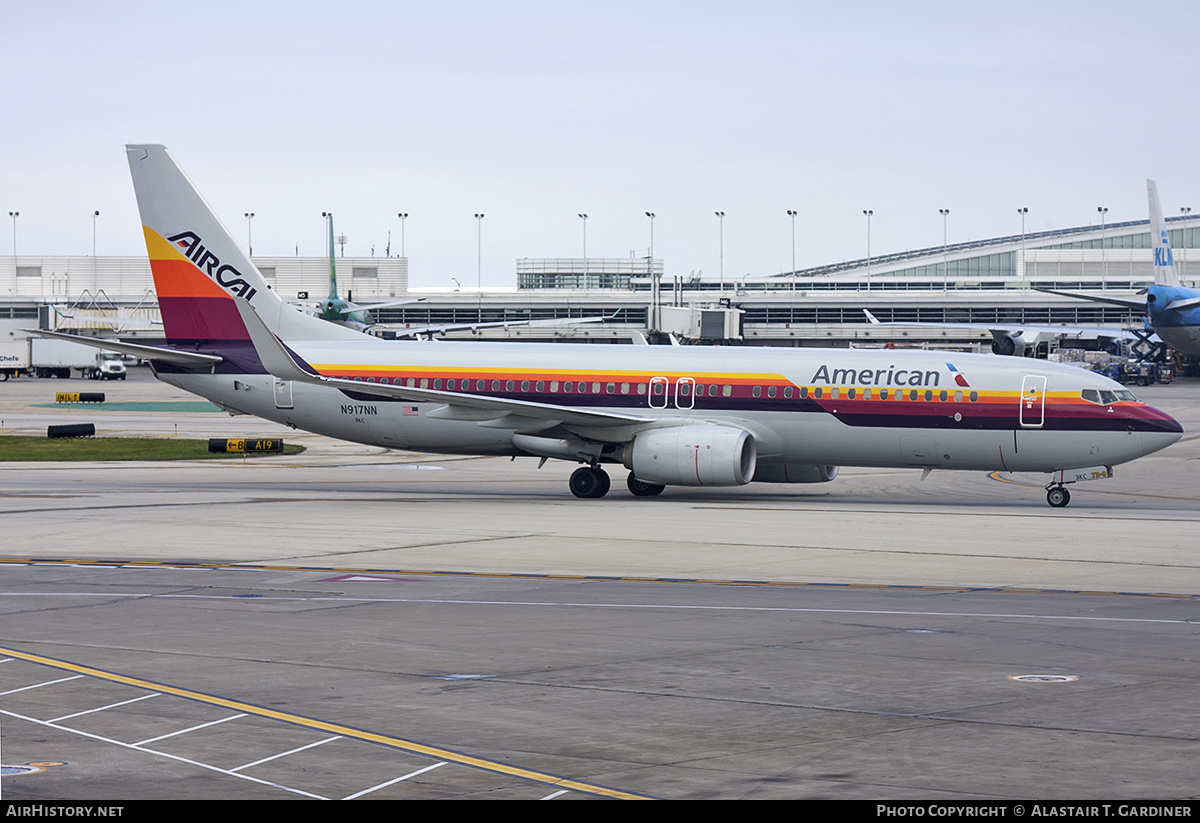 Aircraft Photo of N917NN | Boeing 737-823 | American Airlines | AirCal | AirHistory.net #598533