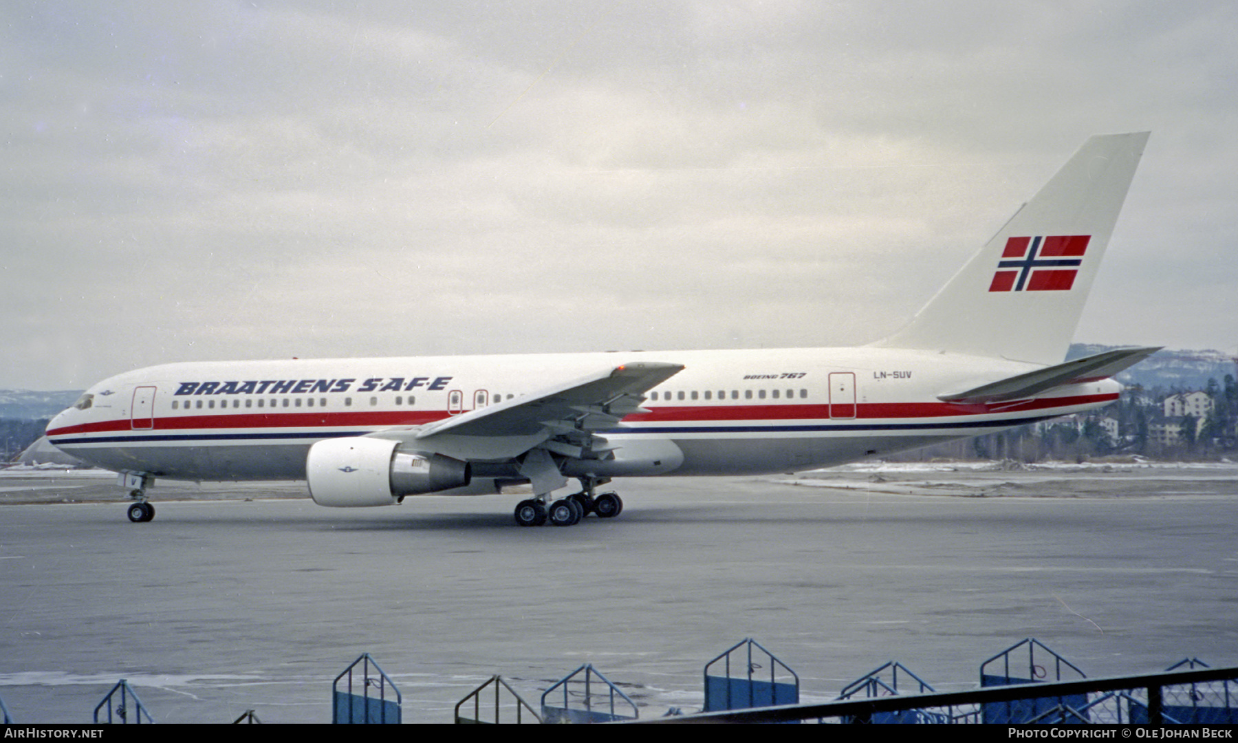 Aircraft Photo of LN-SUV | Boeing 767-205(ER) | Braathens SAFE | AirHistory.net #598552