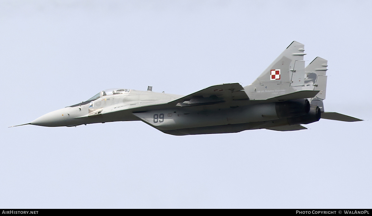 Aircraft Photo of 89 | Mikoyan-Gurevich MiG-29M | Poland - Air Force | AirHistory.net #598578
