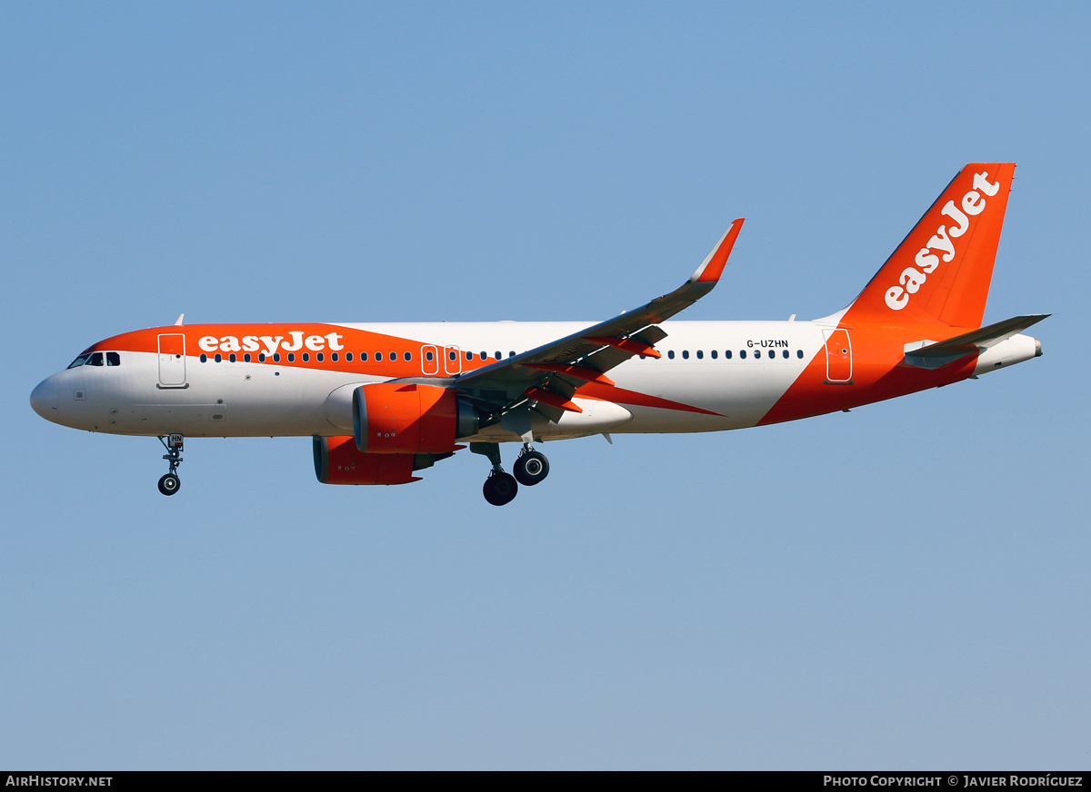 Aircraft Photo of G-UZHN | Airbus A320-251N | EasyJet | AirHistory.net #598580