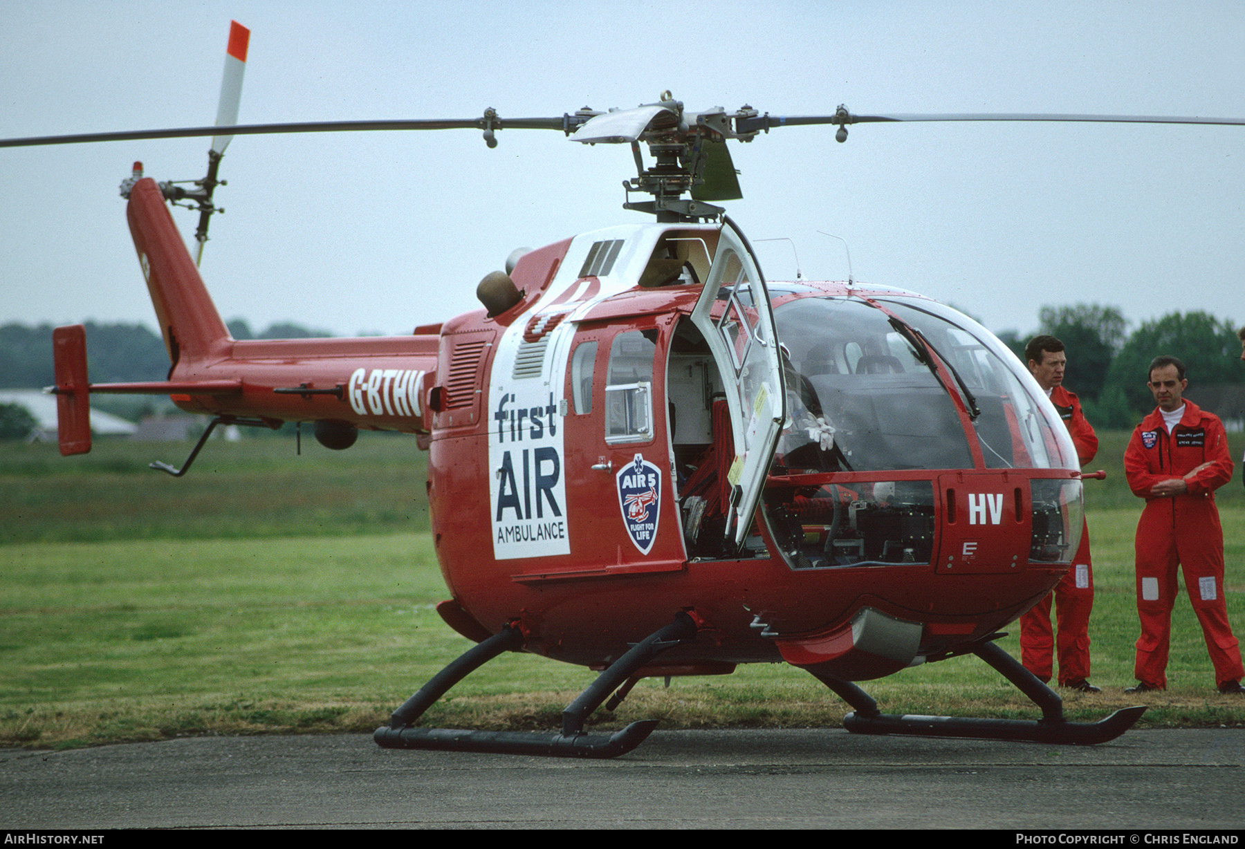 Aircraft Photo of G-BTHV | MBB BO-105DBS-4 | First Air Ambulance | AirHistory.net #598604