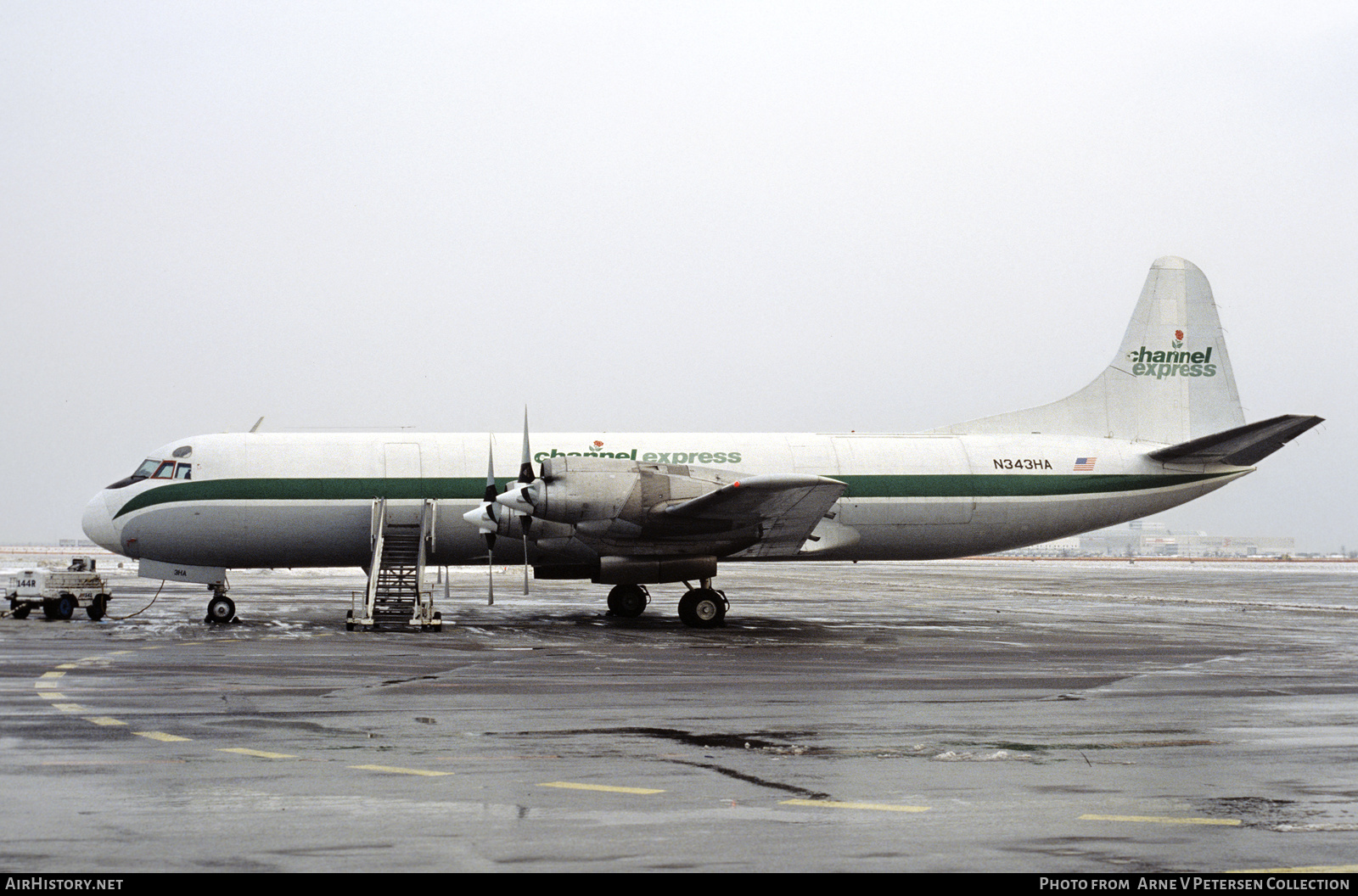 Aircraft Photo of N343HA | Lockheed L-188A(F) Electra | Channel Express | AirHistory.net #598635