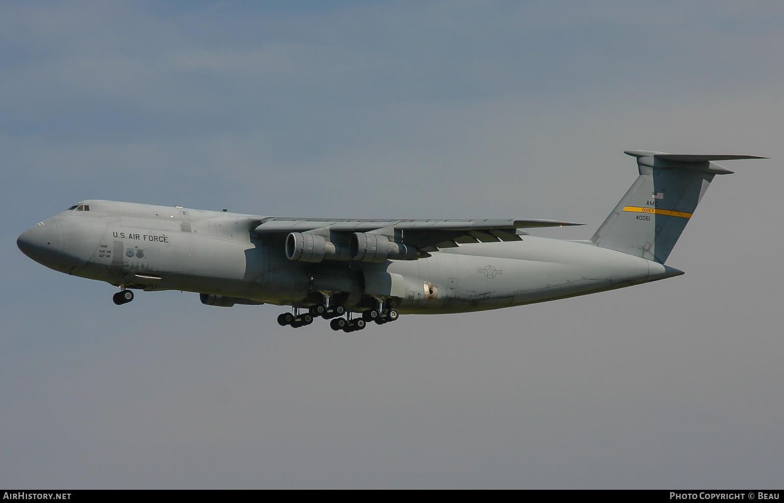 Aircraft Photo of 84-0061 / 40061 | Lockheed C-5B Galaxy (L-500) | USA - Air Force | AirHistory.net #598636