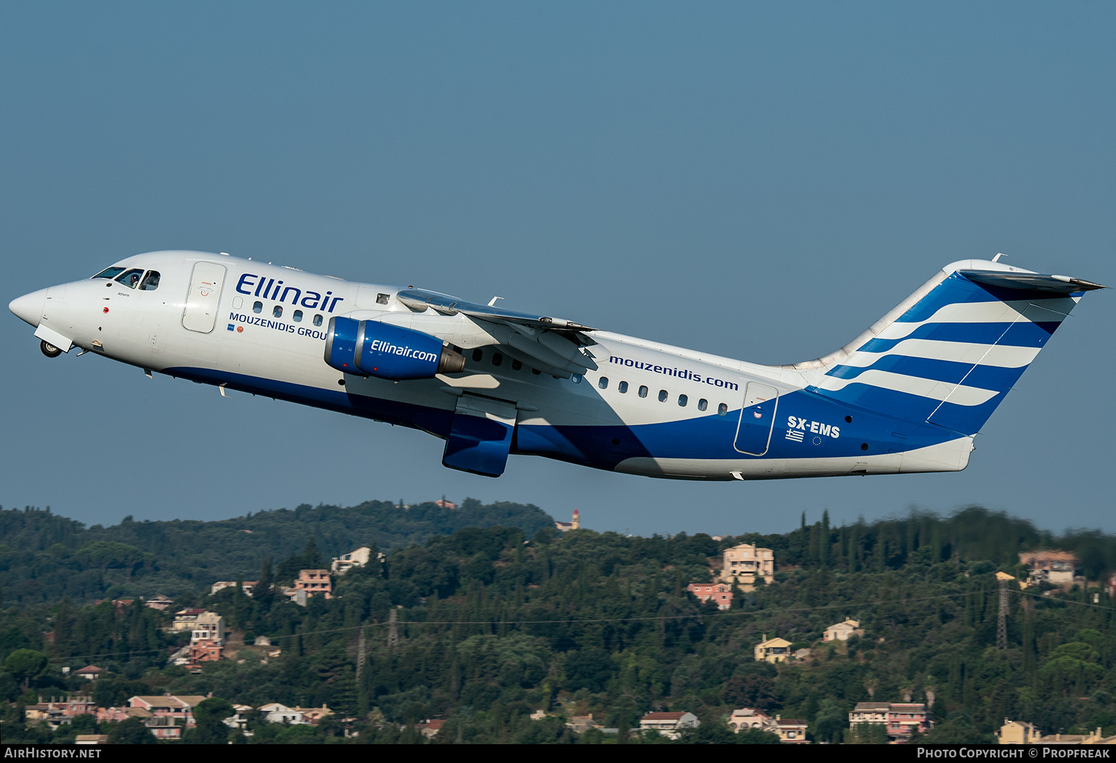 Aircraft Photo of SX-EMS | British Aerospace Avro 146-RJ85 | Ellinair | AirHistory.net #598637