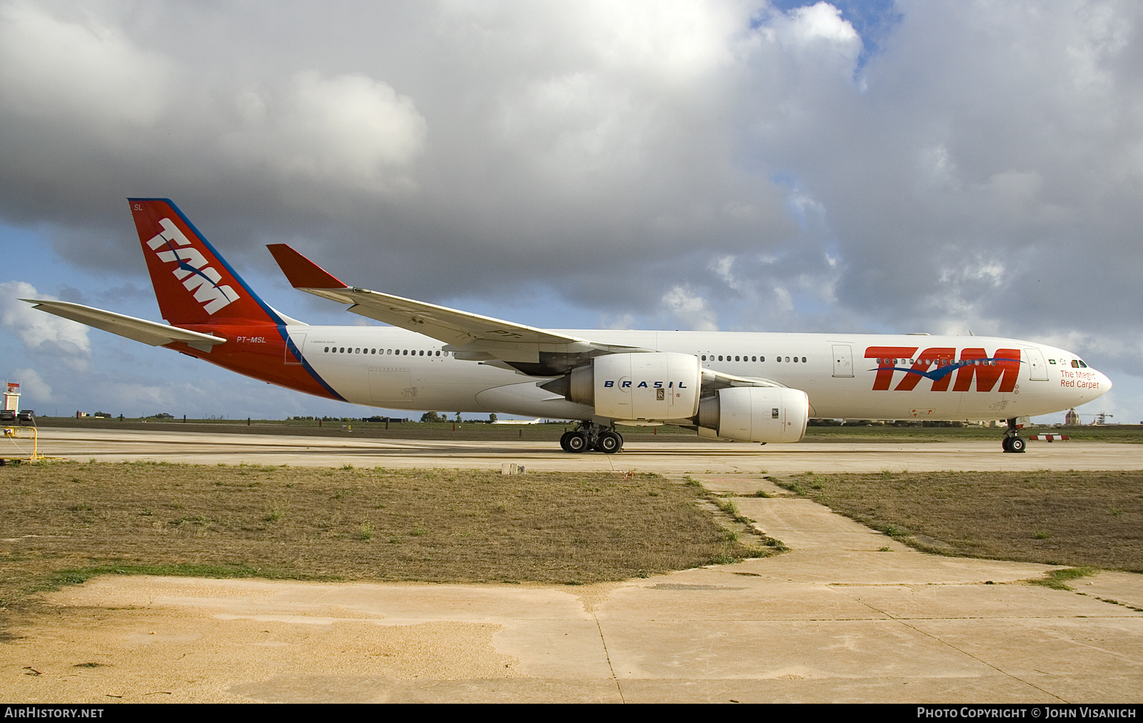 Aircraft Photo of PT-MSL | Airbus A340-541 | TAM Linhas Aéreas | AirHistory.net #598651