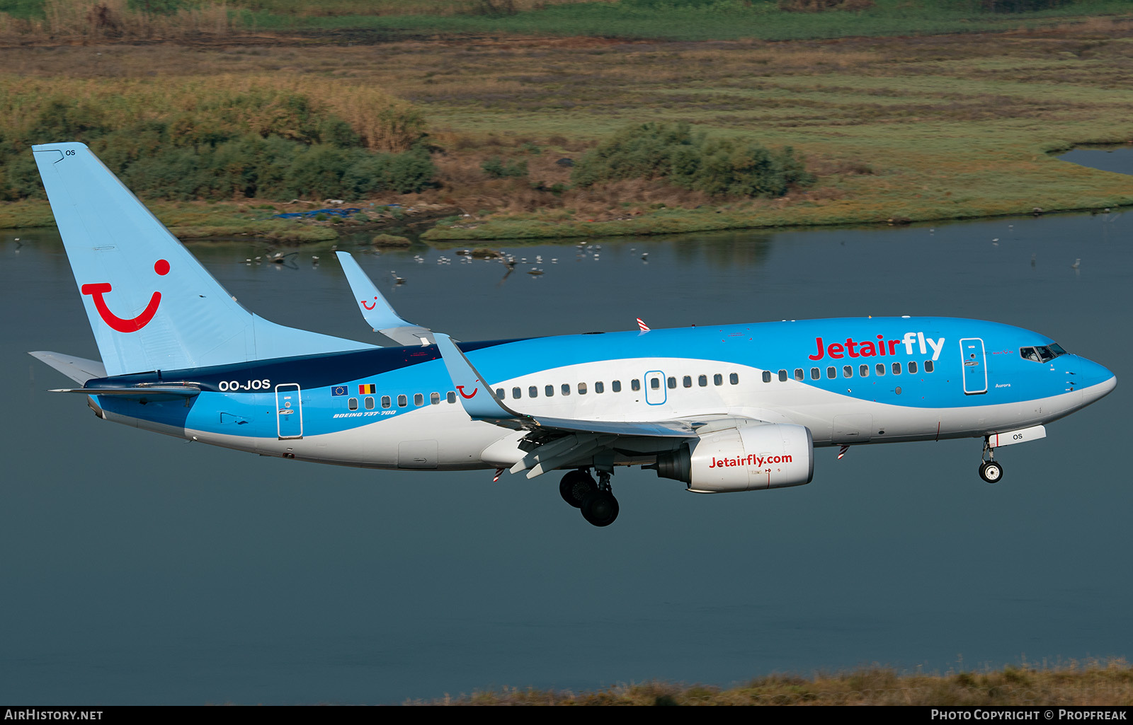 Aircraft Photo of OO-JOS | Boeing 737-7K5 | Jetairfly | AirHistory.net #598664