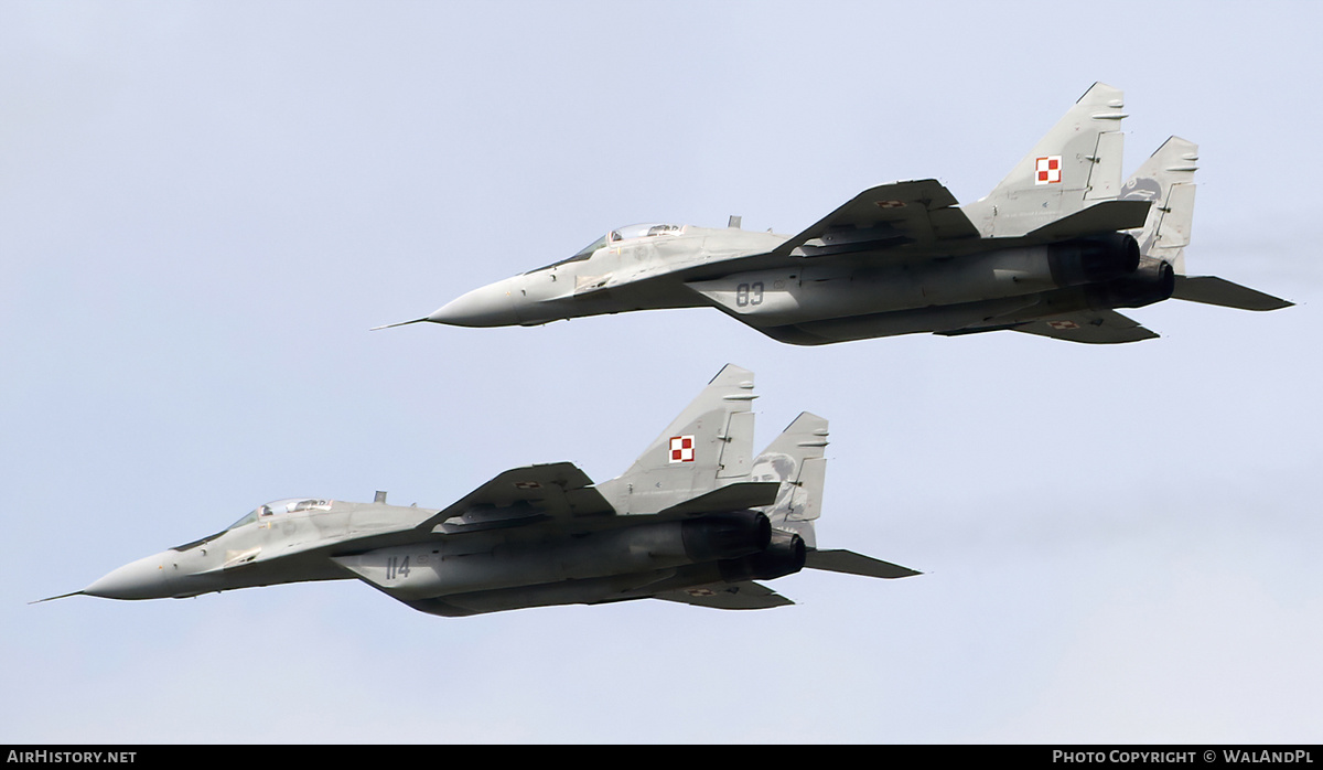 Aircraft Photo of 83 | Mikoyan-Gurevich MiG-29A (9-12A) | Poland - Air Force | AirHistory.net #598701