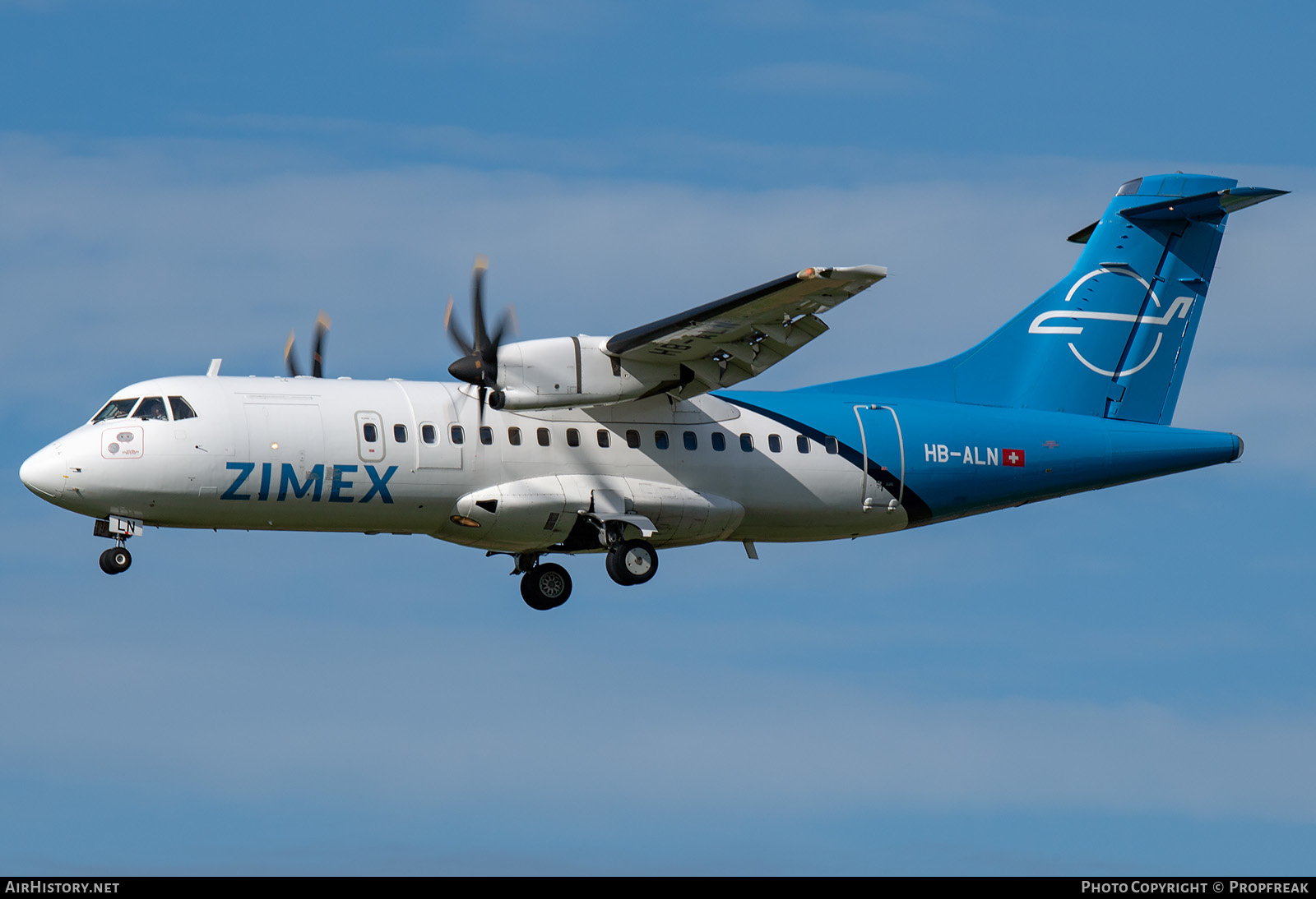 Aircraft Photo of HB-ALN | ATR ATR-42-500 | Zimex Aviation | AirHistory.net #598703