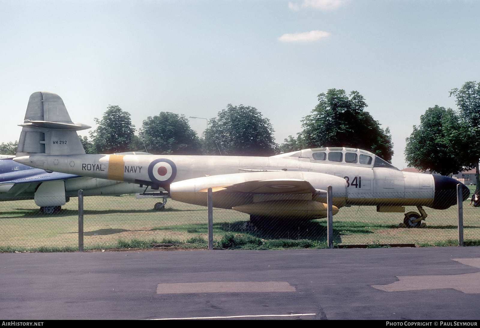 Aircraft Photo of WM292 | Gloster Meteor TT20 | UK - Navy | AirHistory.net #598723