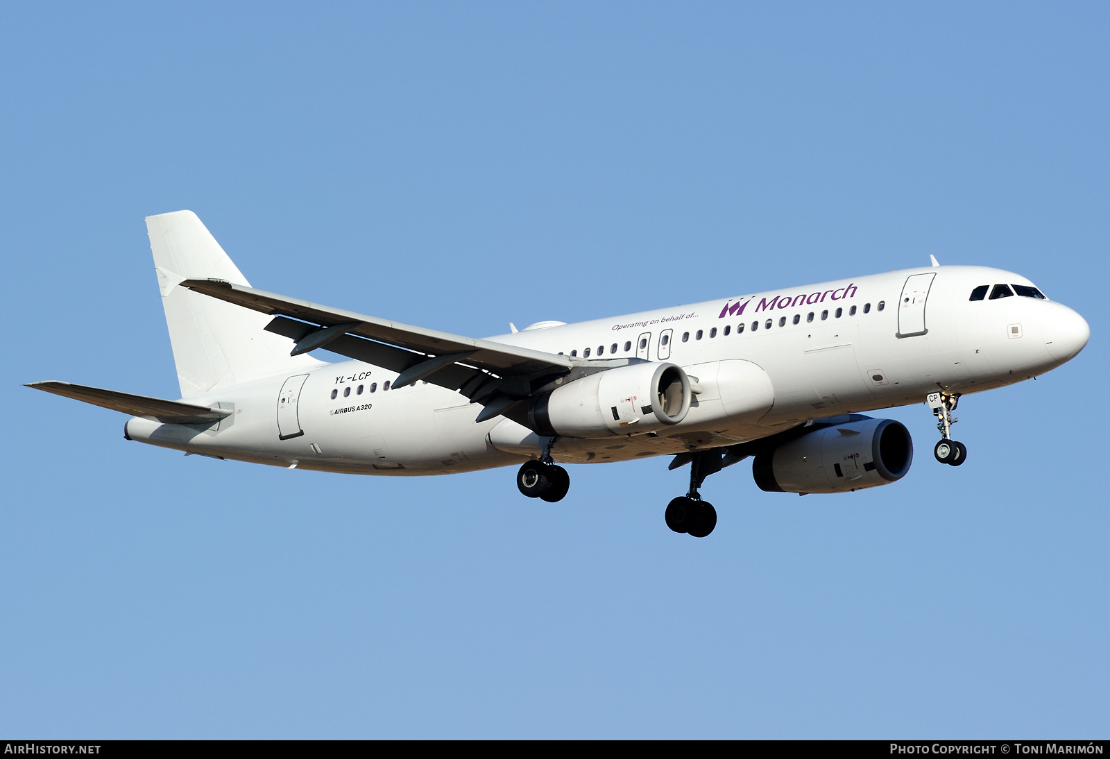 Aircraft Photo of YL-LCP | Airbus A320-232 | Monarch Airlines | AirHistory.net #598729