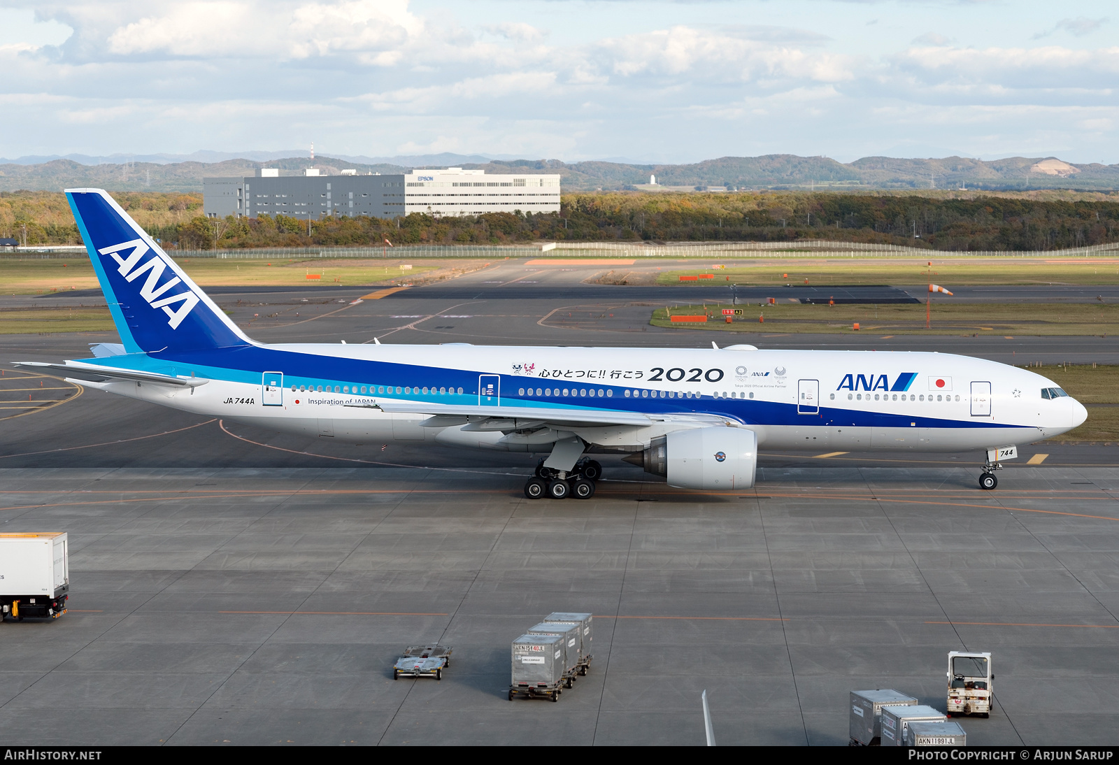 Aircraft Photo of JA744A | Boeing 777-281/ER | All Nippon Airways - ANA | AirHistory.net #598753